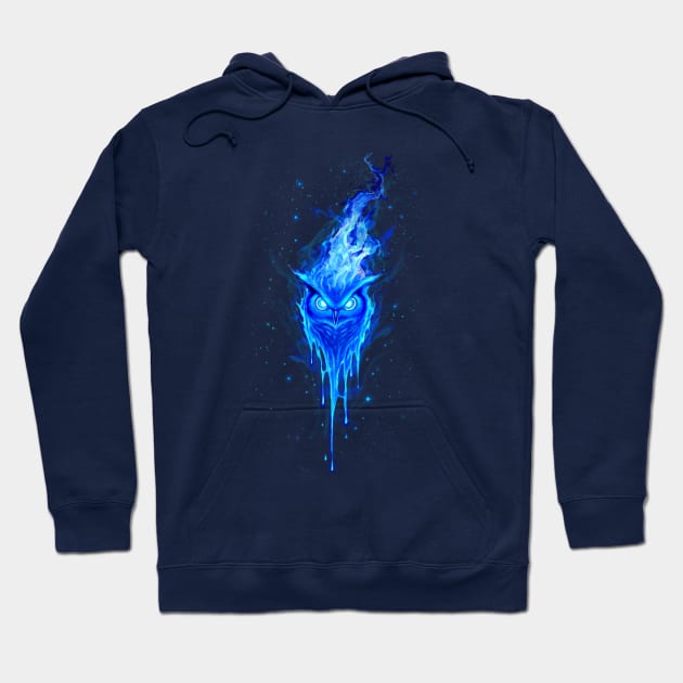 The Wisdowl blue Hoodie by chriskar